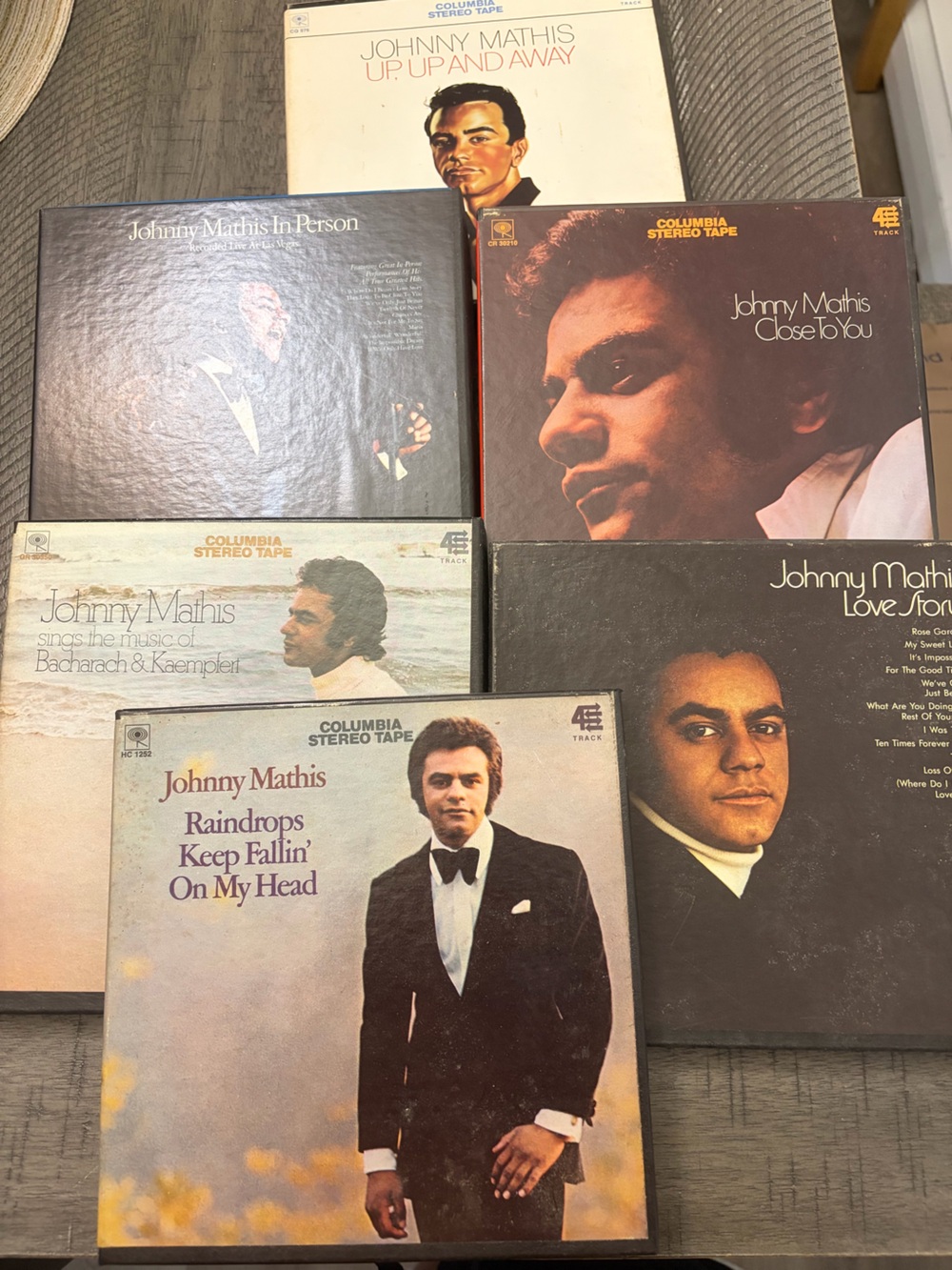 Johnny Mathis Reel to Reel Bundle of 6